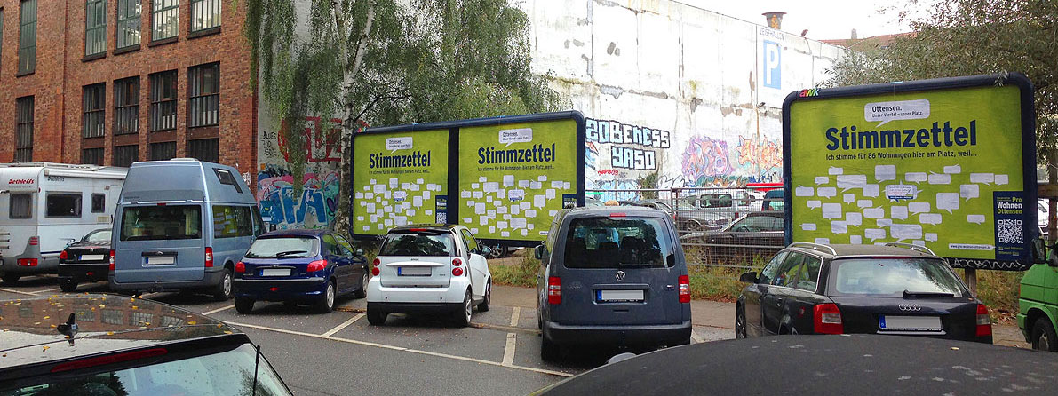 Pressemitteilung: Bürgerinitiative verleiht Stimmen der Bürger Gehör auf Großplakaten